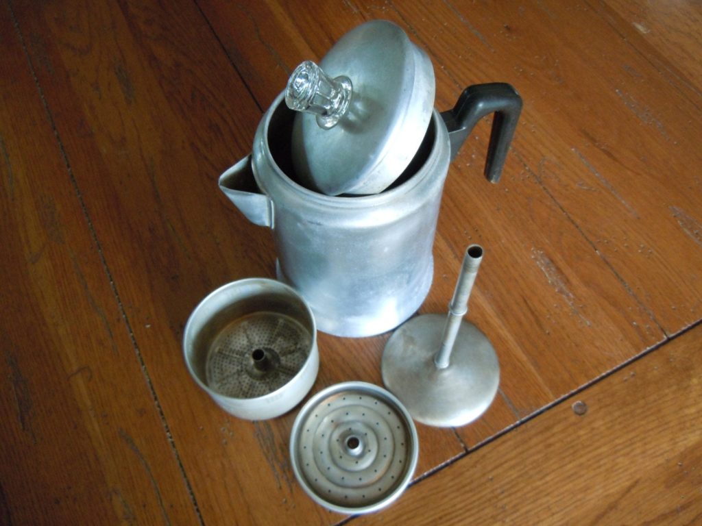 Delicious Brewed Coffee Straight From A Coffee Percolator Calvine's